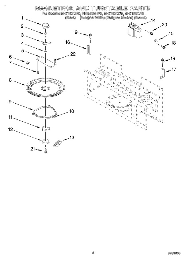 Diagram for MH8150XJZ0