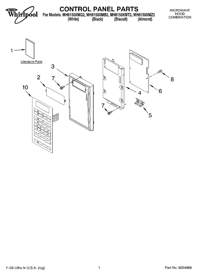 Diagram for MH8150XMB2