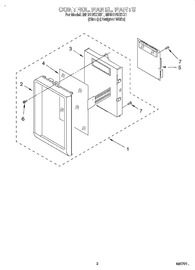 Diagram for MH9115XBB1