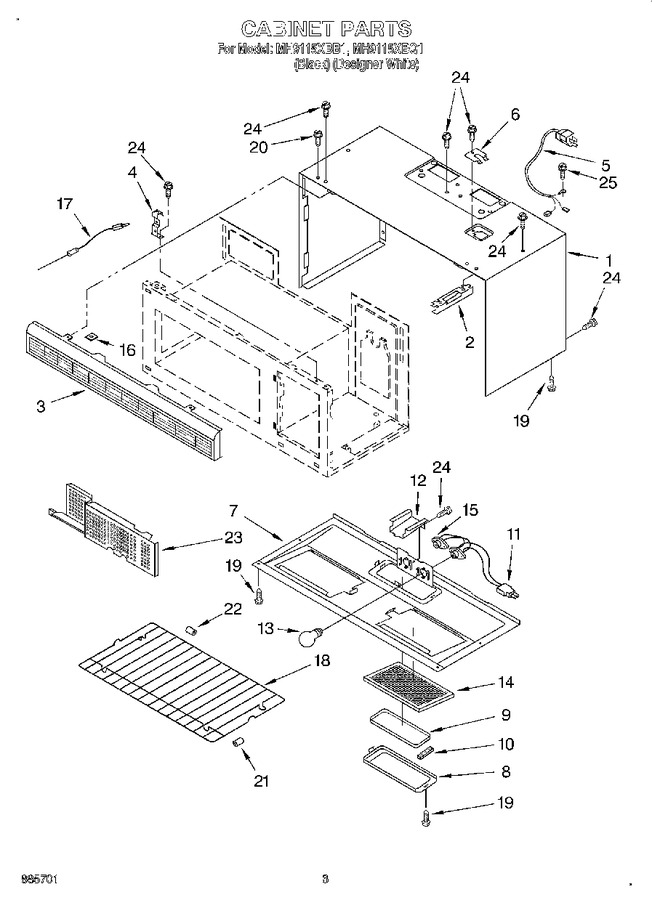 Diagram for MH9115XBB1