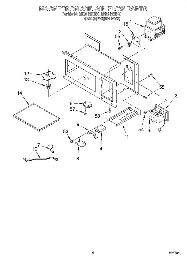 Diagram for MH9115XBB1