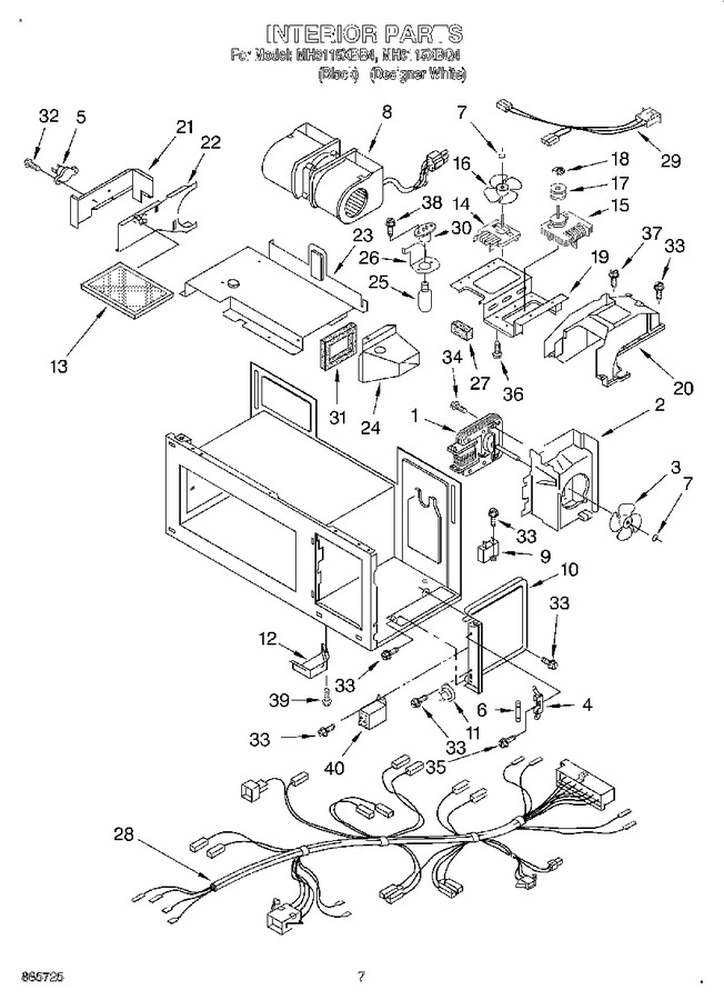 Diagram for MH9115XBB4