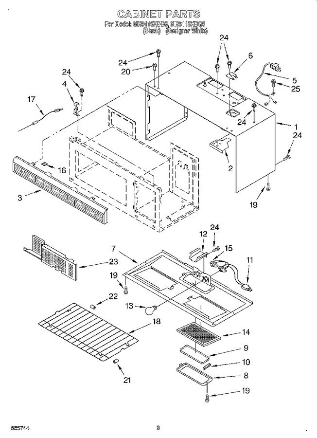 Diagram for MH9115XBB5
