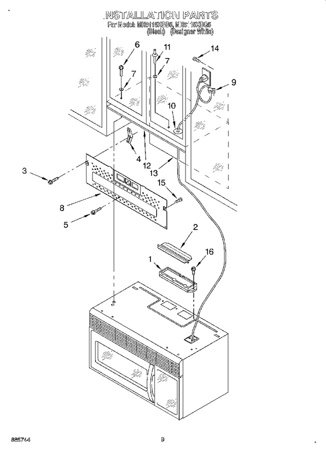Diagram for MH9115XBQ5