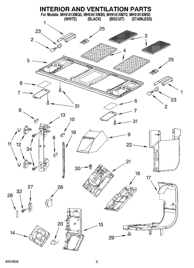 Diagram for MH9181XMS0