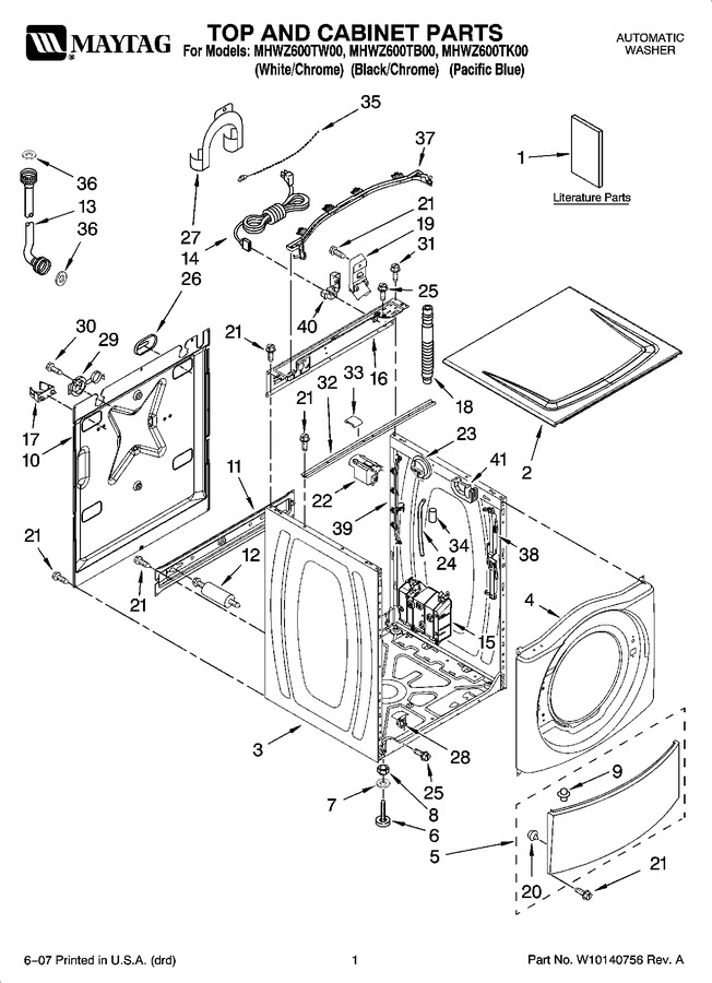 Diagram for MHWZ600TK00