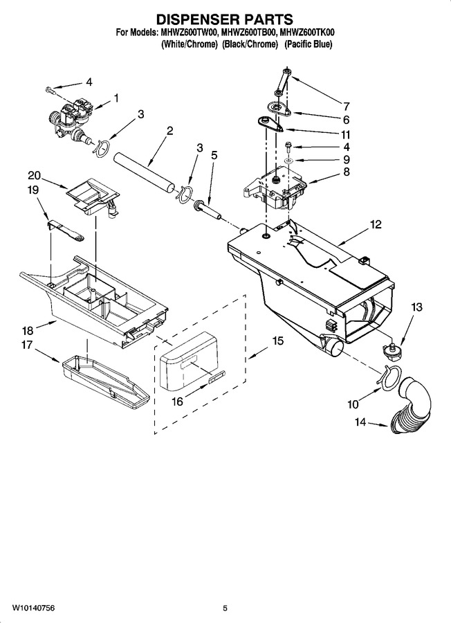 Diagram for MHWZ600TW00
