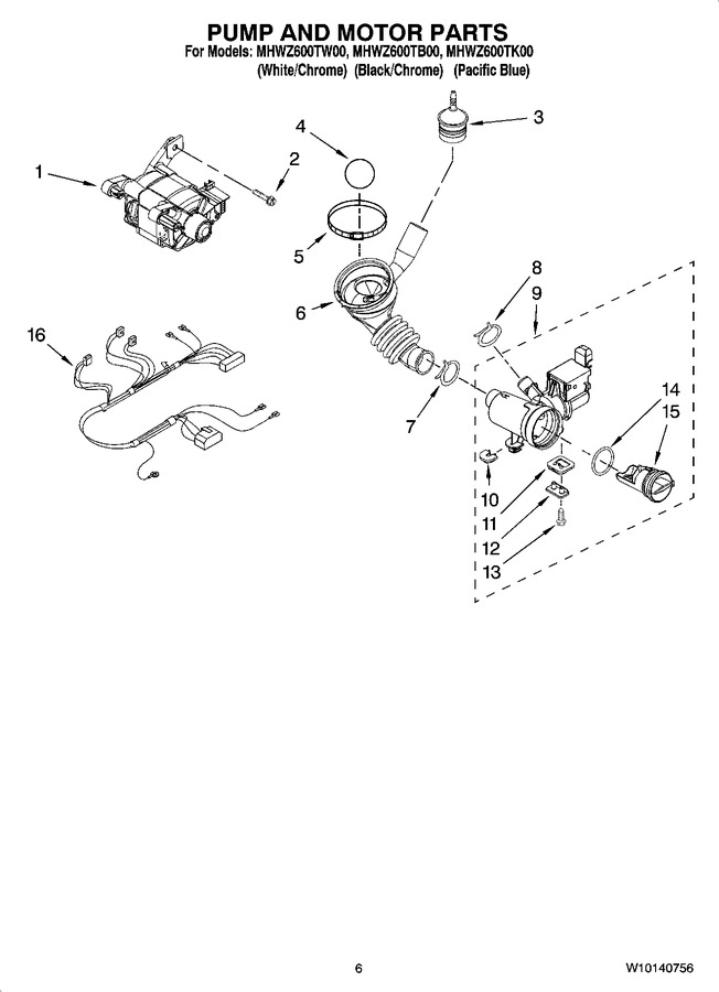 Diagram for MHWZ600TK00