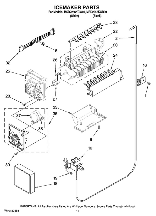 Diagram for MSD2258KGB00