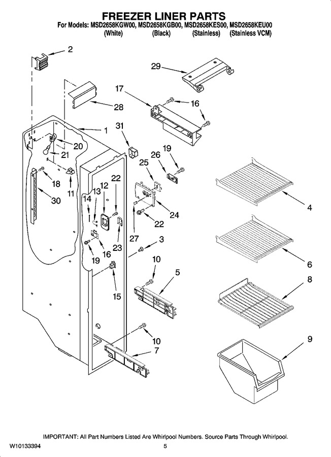 Diagram for MSD2658KGB00
