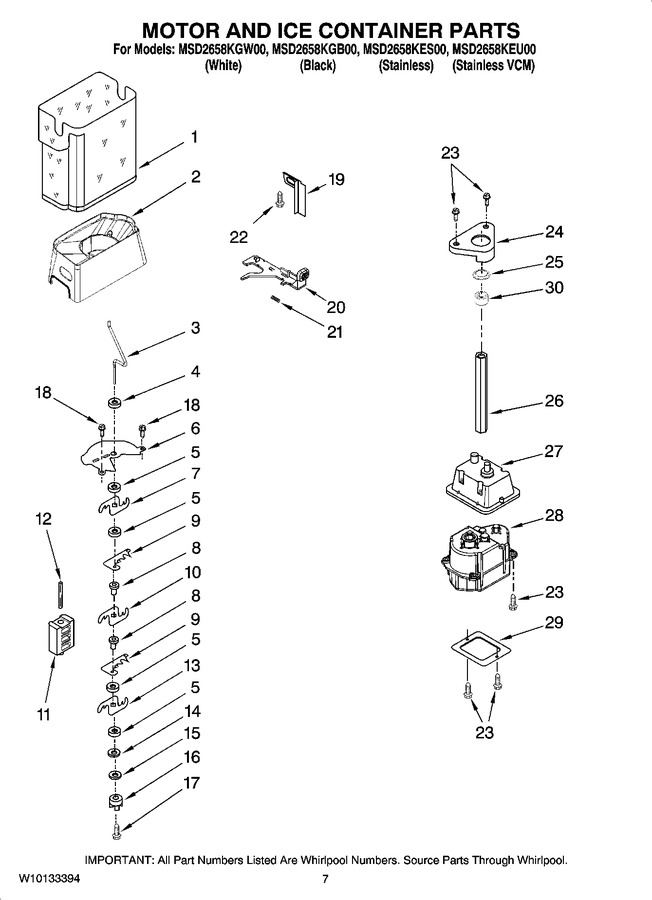 Diagram for MSD2658KEU00