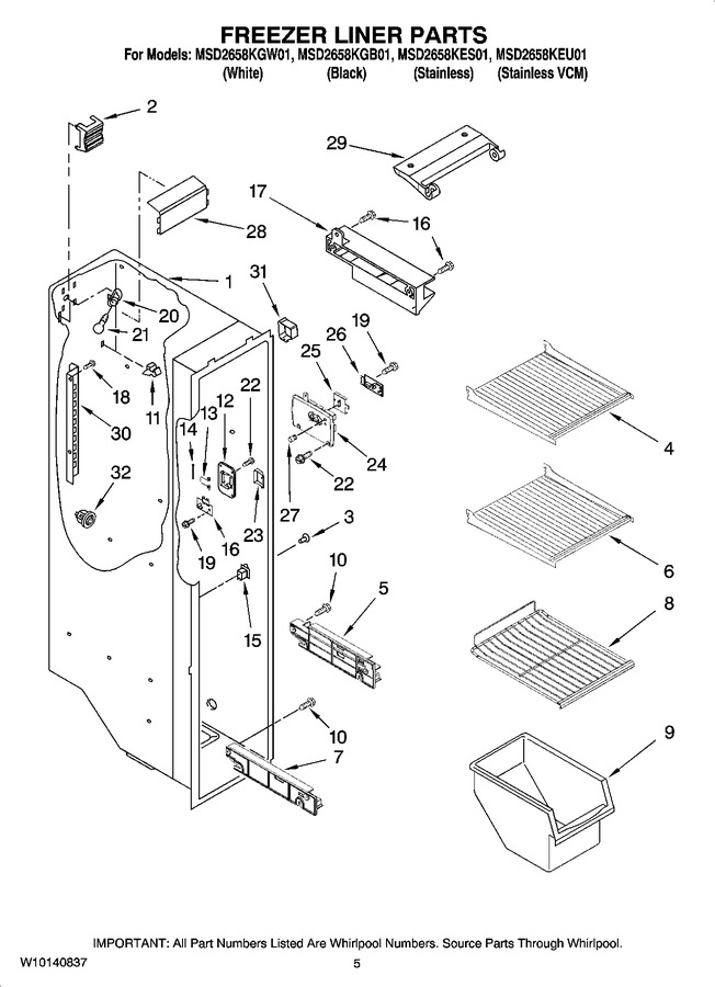 Diagram for MSD2658KGB01