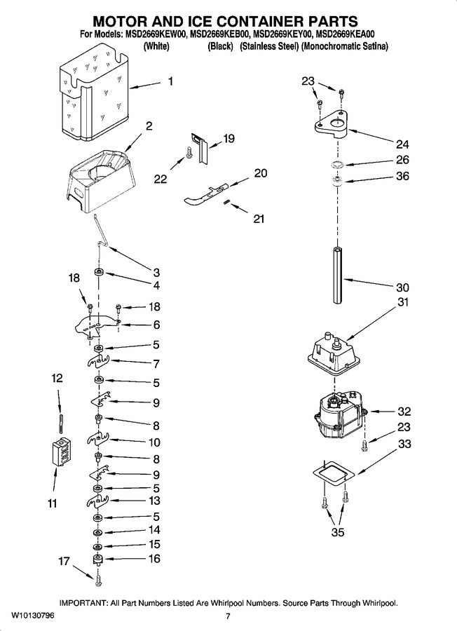 Diagram for MSD2669KEA00
