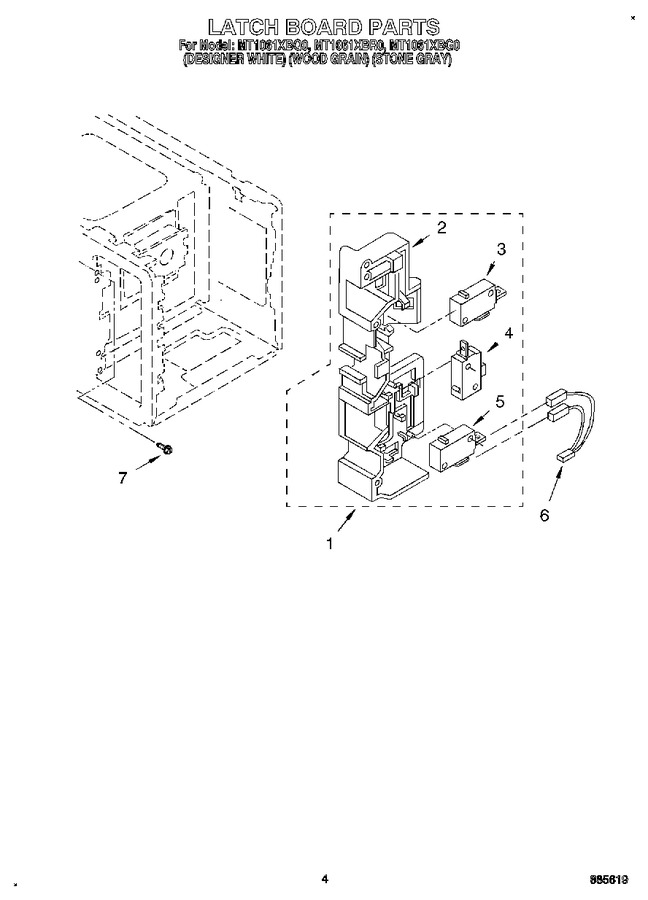 Diagram for MT1061XBR0