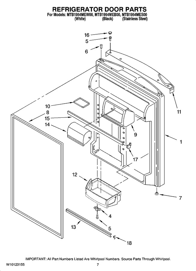 Diagram for MTB1954MEW00