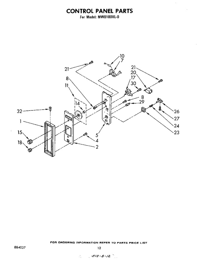 Diagram for MW8100XL0
