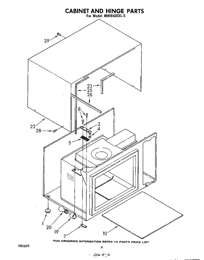 Diagram for MW8400XL0