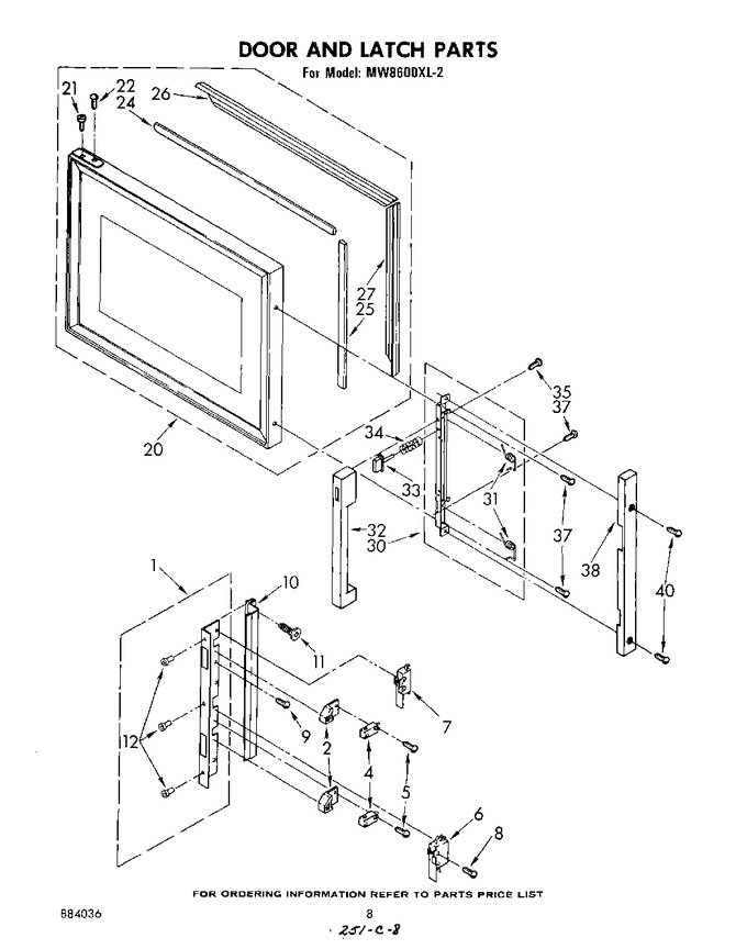 Diagram for MW8600XL2