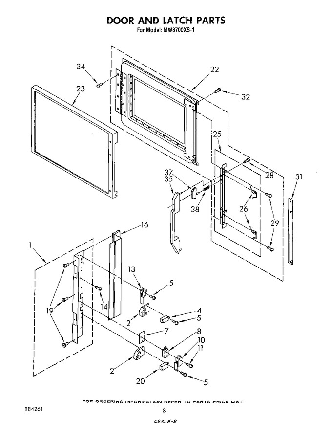 Diagram for MW8700XS1