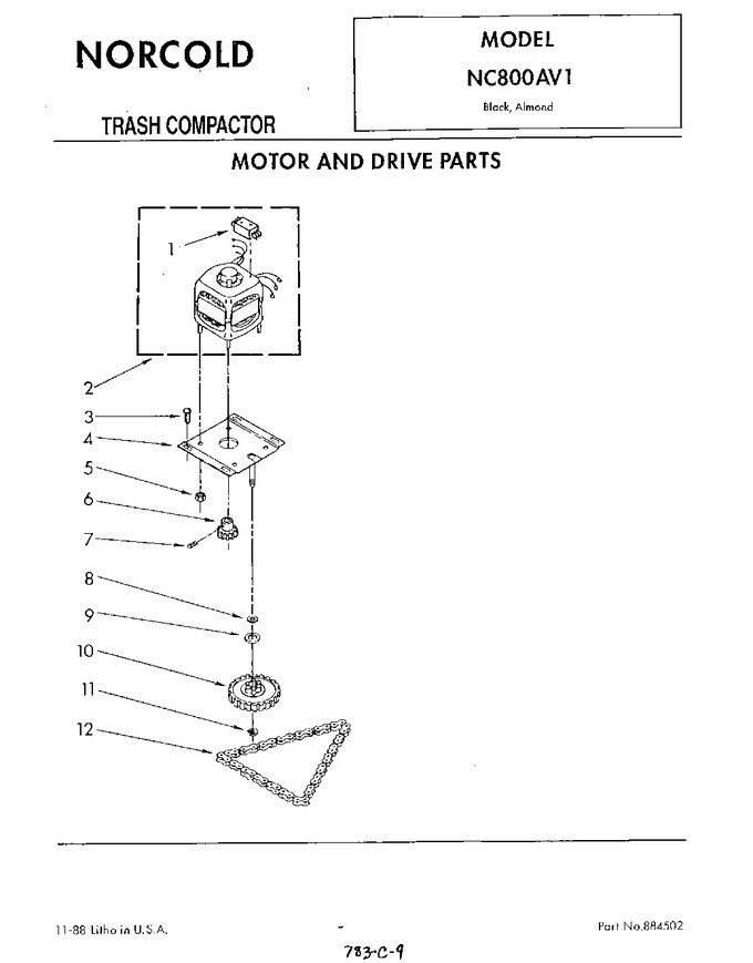 Diagram for NC800AV1