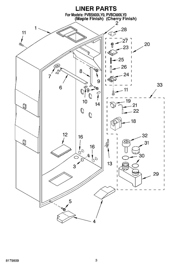 Diagram for PVBS600LY0