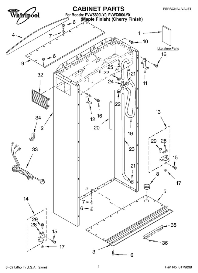 Diagram for PVWS600LY0