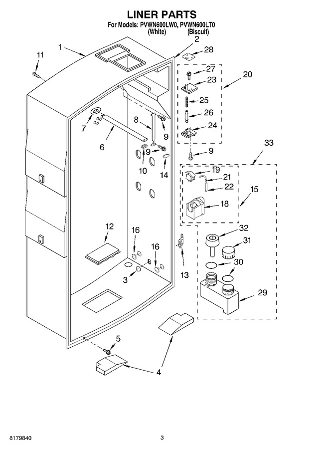 Diagram for PVWN600LW0