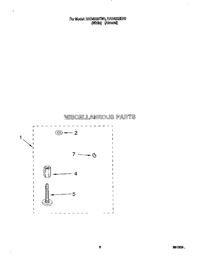 Diagram for RAB4232EW0