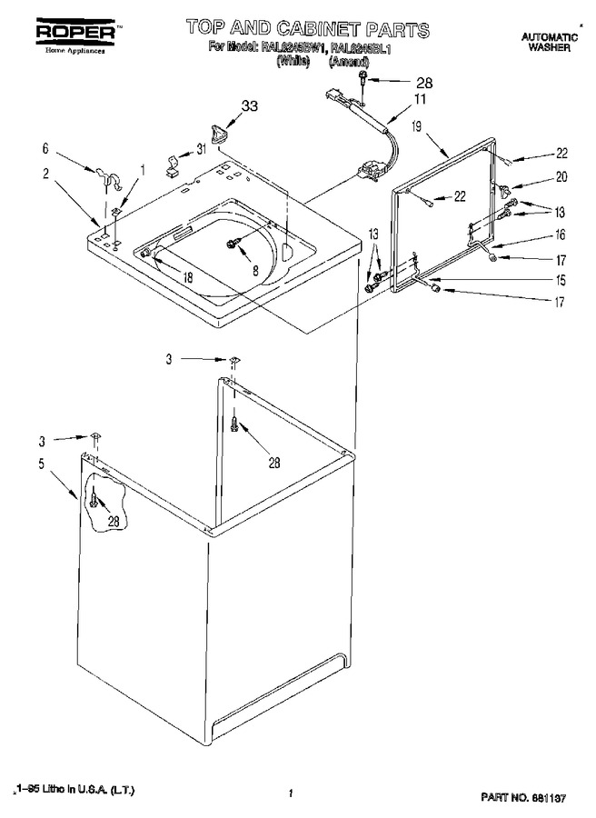 Diagram for RAL6245BW1