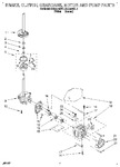 Diagram for 05 - Brake, Clutch, Gearcase, Motor & Pump