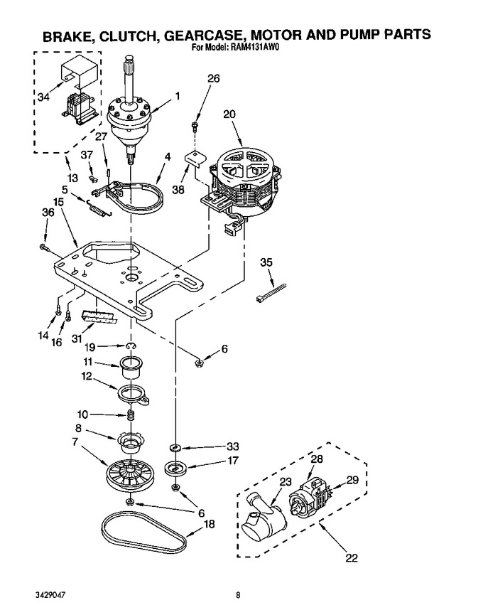 Diagram for RAM4131AW0