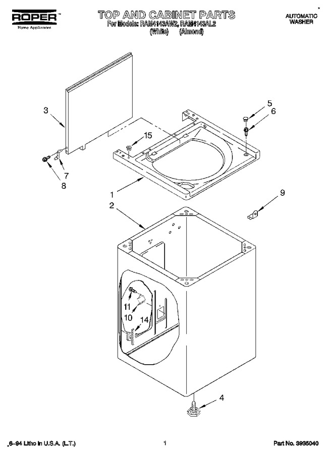 Diagram for RAM4143AW2