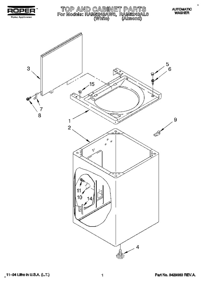 Diagram for RAM5243AW0