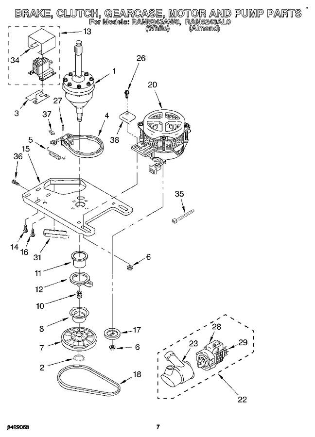 Diagram for RAM5243AW0