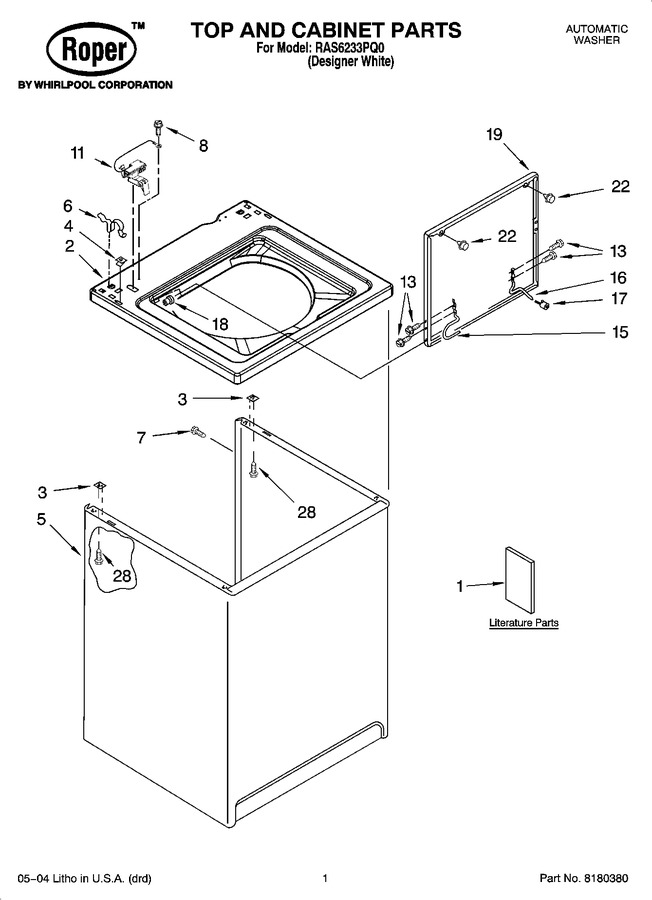 Diagram for RAS6233PQ0