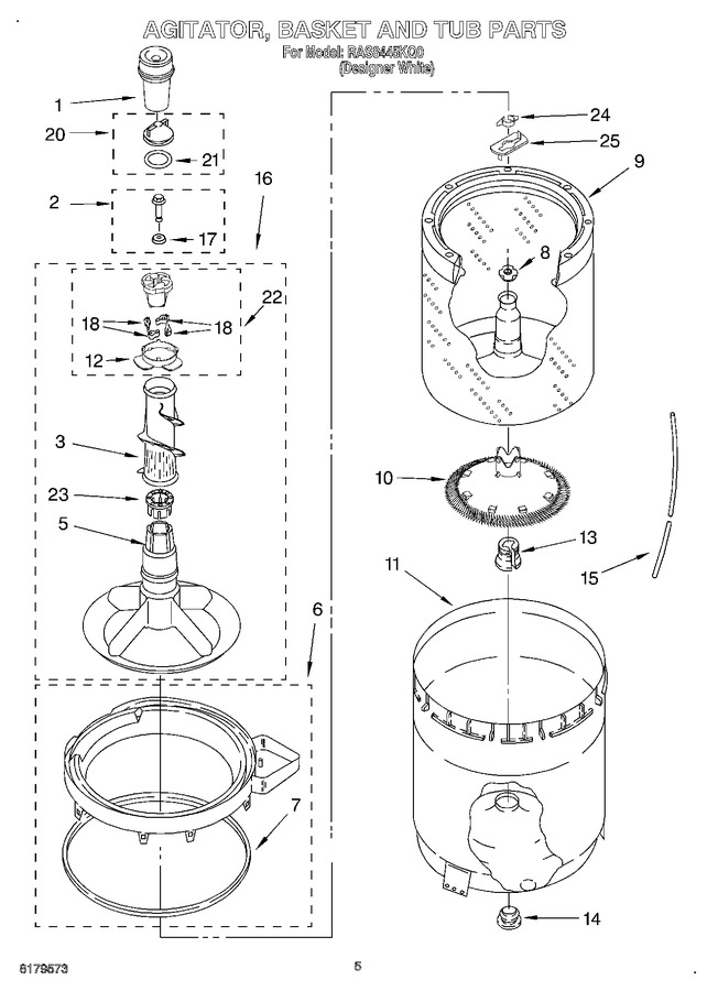 Diagram for RAS8445KQ0