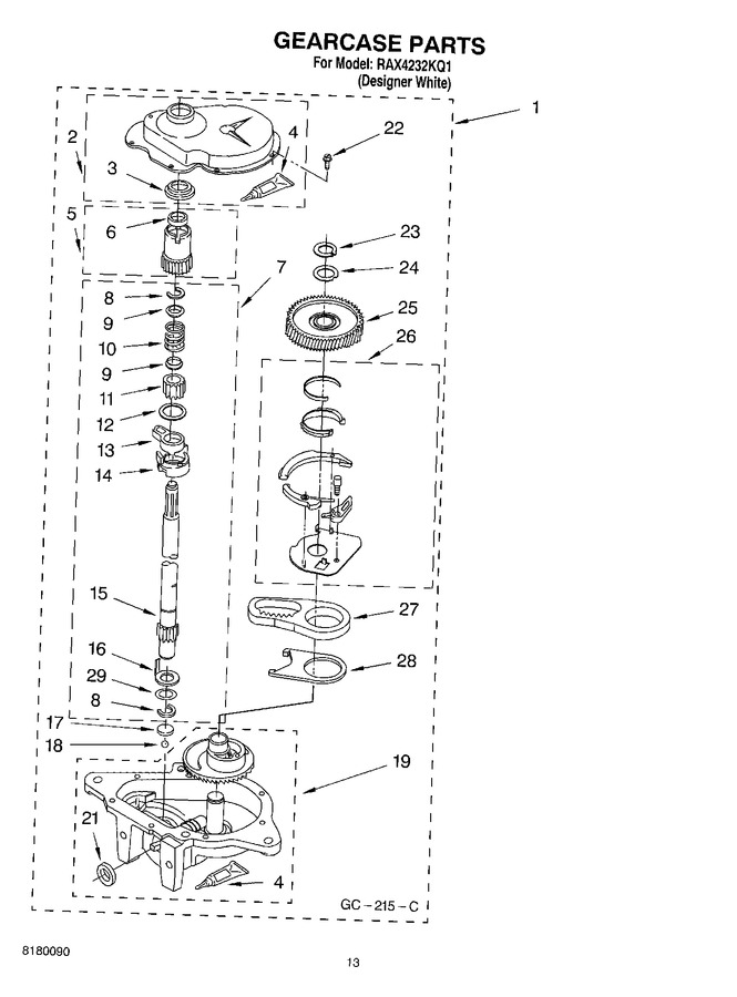 Diagram for RAX4232KQ1