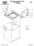 Diagram for 01 - Top And Cabinet Parts