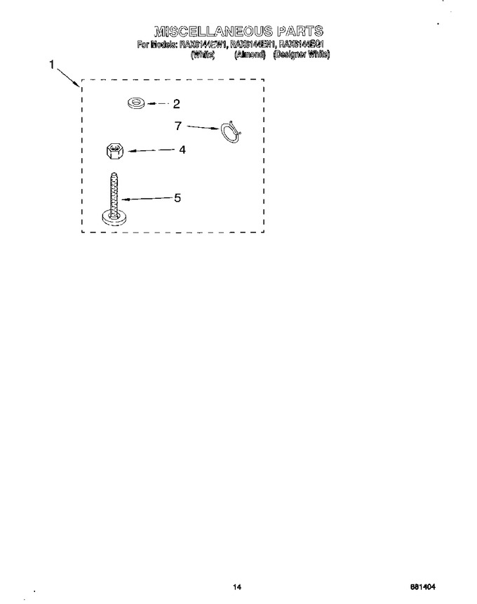 Diagram for RAX6144EN1