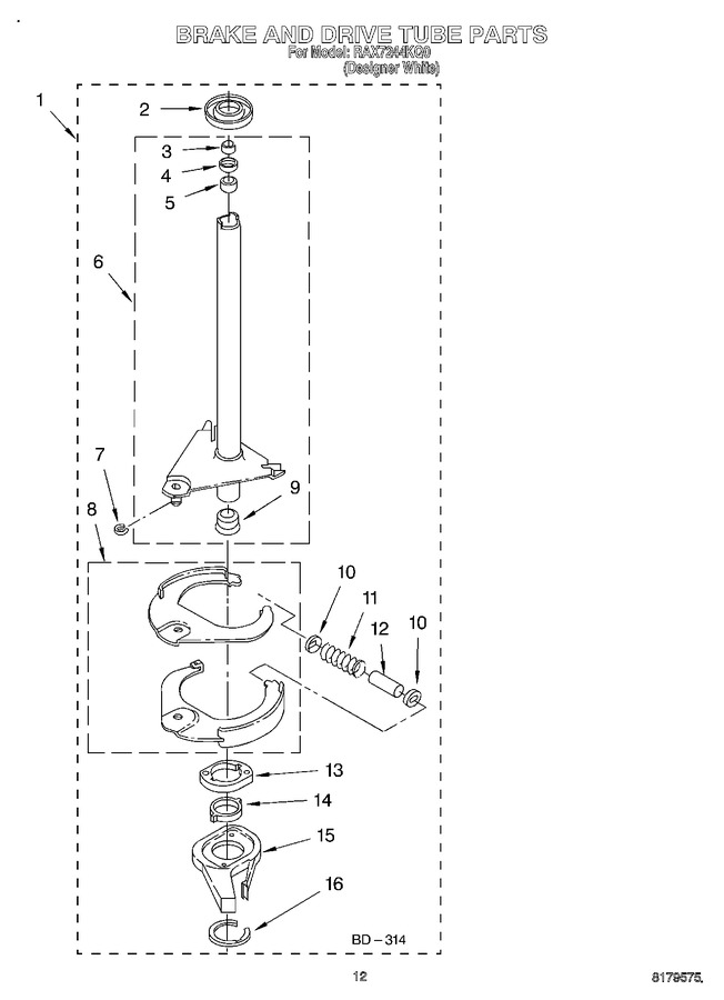 Diagram for RAX7244KQ0