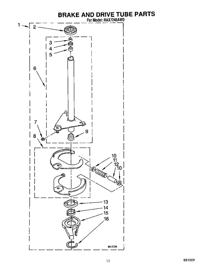 Diagram for RAX7245AG0