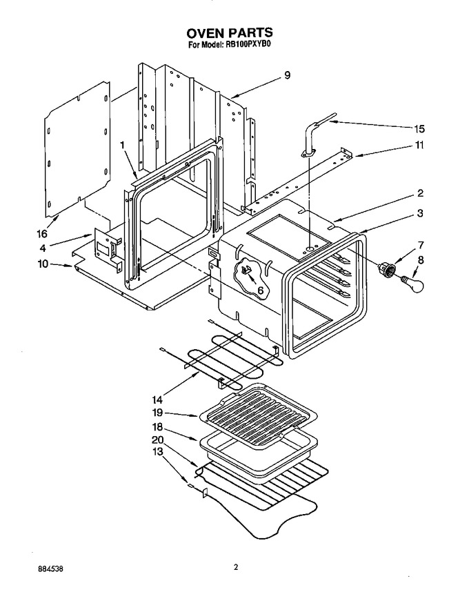 Diagram for RB100PXYB0