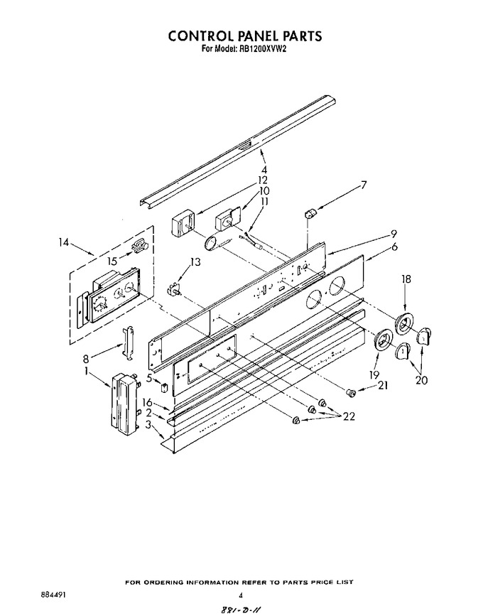 Diagram for RB1200XVW2