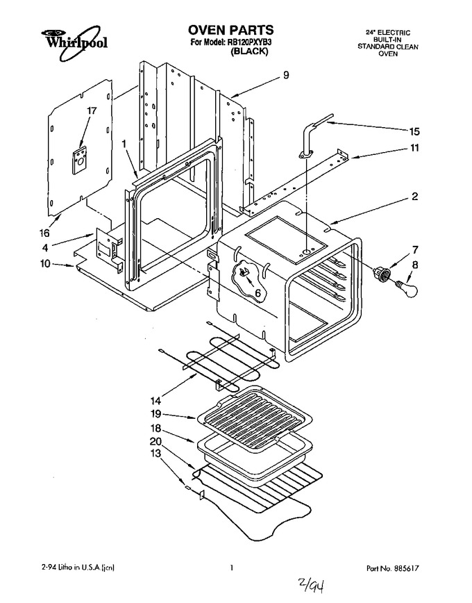 Diagram for RB120PXYB3