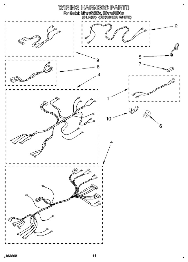 Diagram for RB170PXBB0