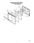 Diagram for 05 - Lower Oven Door