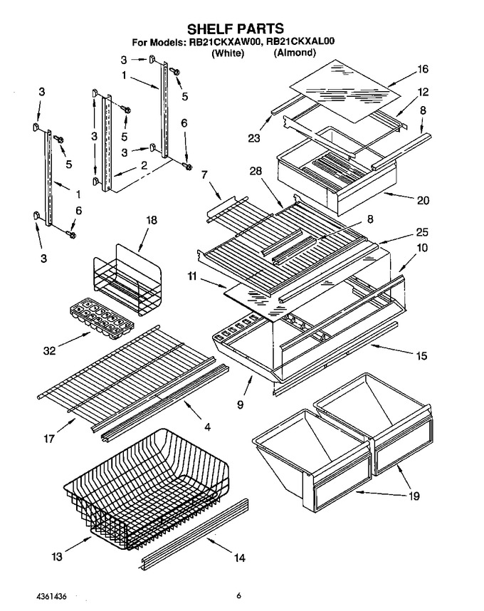 Diagram for RB21CKXAW00