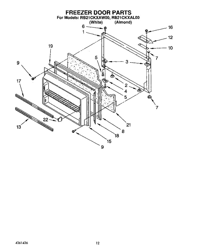 Diagram for RB21CKXAW00