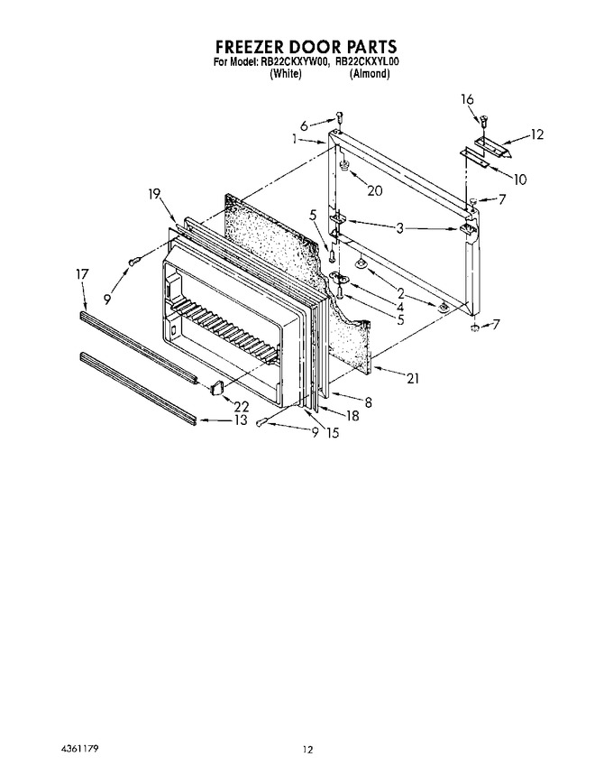 Diagram for RB22CKXYL00