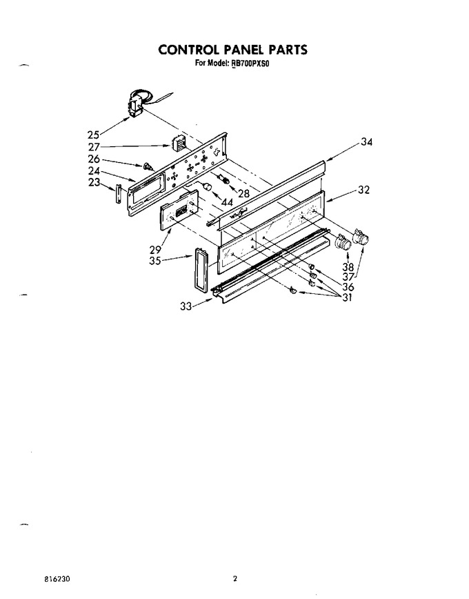Diagram for RB700PXS0